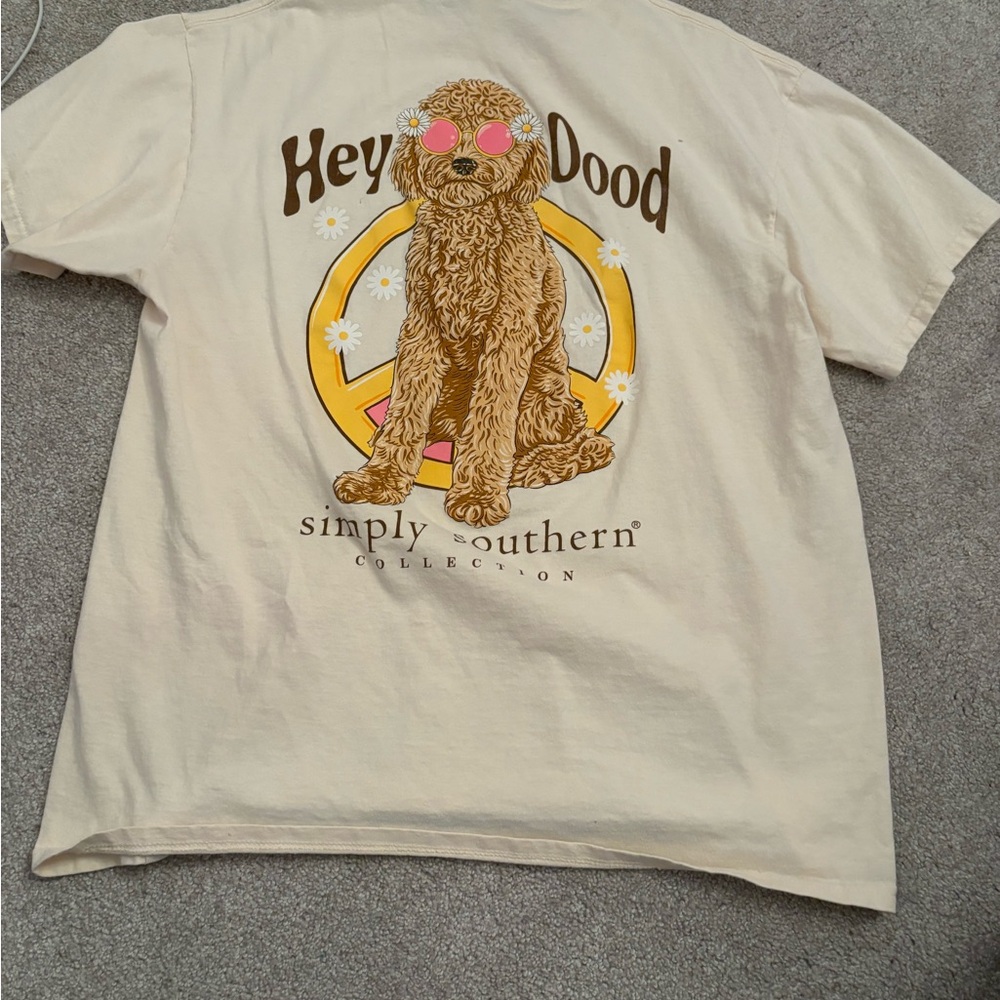 Simply Southern Cream Dog Graphic Tee